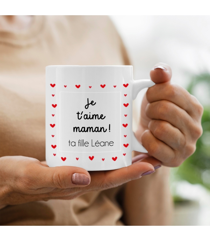 Tasse à personnaliser pour votre maman - fête des mères, Noël, anniversaire