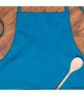 Tablier Brodé bleu tropical personnalisé