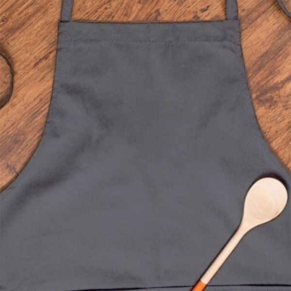 Tablier personnalisé adulte gris personnalisé