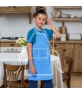 Tablier bleu enfant personnalisé