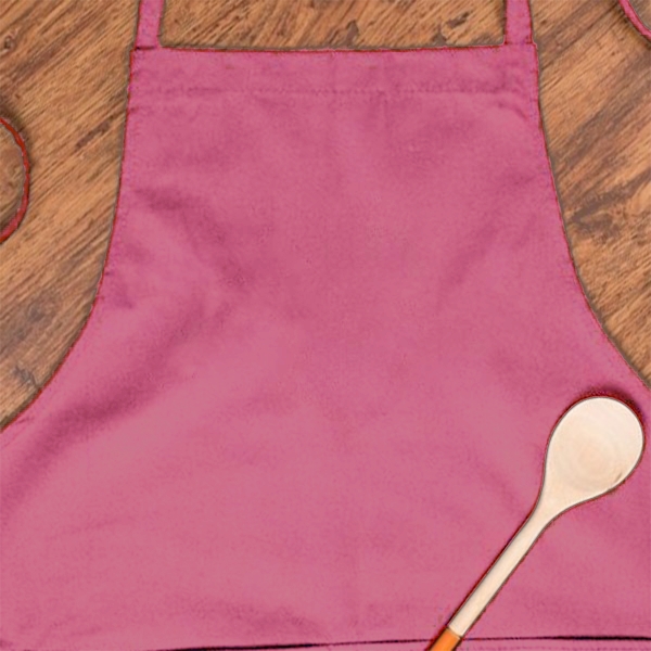 Tablier rose enfant personnalisé