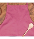 Tablier rose enfant personnalisé