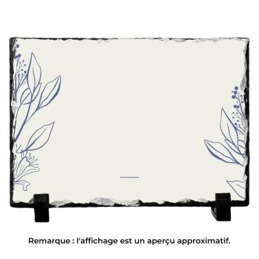 Ardoise commémorative personnalisé