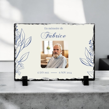 Ardoise commémorative personnalisé
