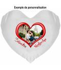 Coussin Coeur Photo à Personnaliser