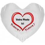 Coussin Coeur Photo à Personnaliser