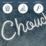 Couverture à capuche bleu personnalisée