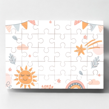 Puzzle personnalisable prénom enfant - fille