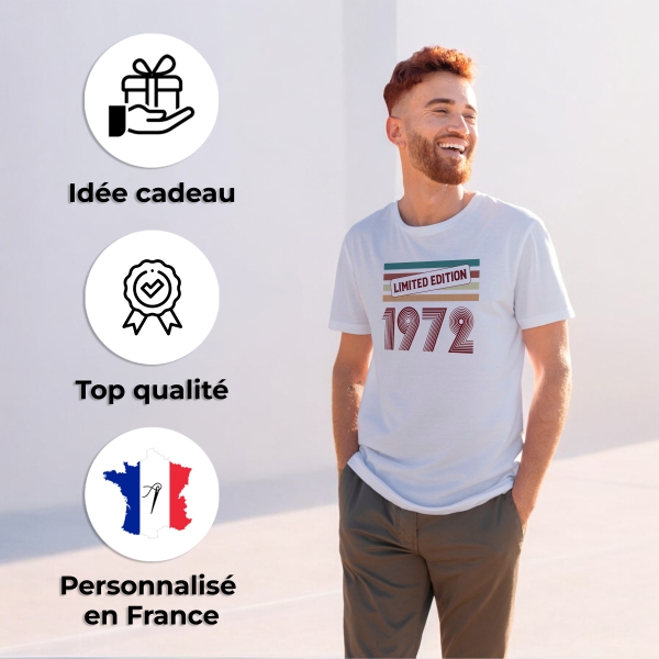 Tee-shirt homme personnalisé vintage