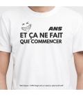 Tee-shirt homme personnalisé smiley âge