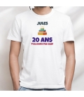 tee-shirt homme personnalisable gateau anniversaire