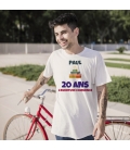 tee-shirt homme personnalisable gateau anniversaire