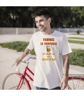 Tee-shirt homme personnalisé papa au rhum