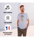 Tee-shirt homme personnalisé papa au rhum