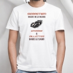 Tee-shirt homme personnalisé vitesse et rillettes