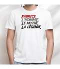 Tee-shirt homme personnalisé le mythe la légende