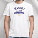 Tee-shirt homme personnalisé veut un ricard