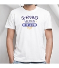 Tee-shirt homme personnalisé veut un ricard