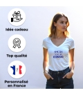 Tee-shirt femme personnalisé veut un ricard