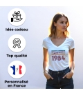 Tee-shirt femme personnalisé vintage