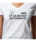 Tee-shirt femme personnalisé smiley âge