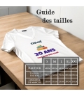 tee-shirt femme personnalisable gateau anniversaire