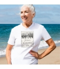 Tee-shirt femme personnalisé étiquette bouteille vin