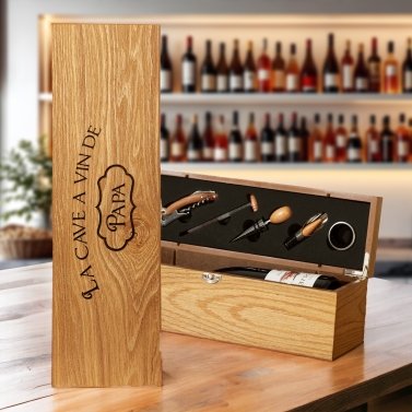 coffret sommelier personnalisé "la cave a vin de"