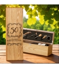 Coffret Sommelier texte anniversaire