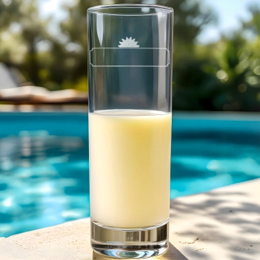 Verre personnalisé avec prénom ricard - "Soleil"