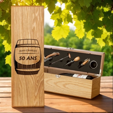 Coffret Sommelier anniversaire à Graver