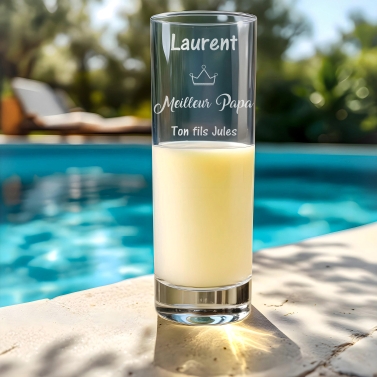 Verre à Pastis personnalisable Fête des pères