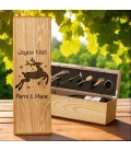 Coffret Sommelier Cerf de Noël à Graver