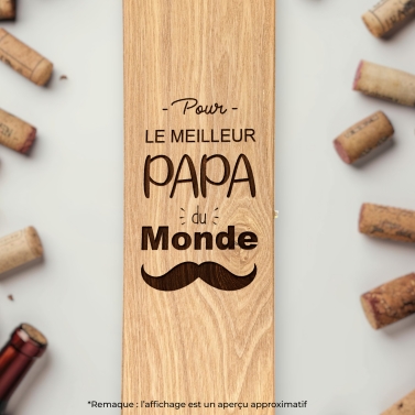 Coffret Sommelier Fête des pères à Graver