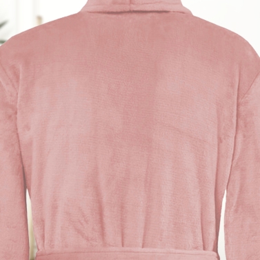 Peignoir de chambre femme rose personnalisée