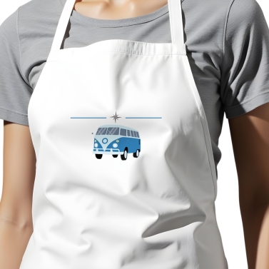 Tablier adulte blanc retraite personnalisé