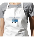 Tablier adulte blanc retraite personnalisé