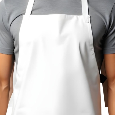 Tablier adulte blanc texte personnalisé