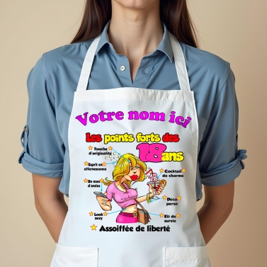 Tablier Anniversaire 18ans personnalisé