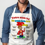 Tablier Anniversaire 30ans homme personnalisé