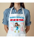tablier femme 1 an de plus personnalisé