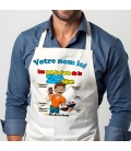 Tablier Anniversaire 20ans homme personnalisé