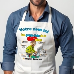 Tablier Anniversaire 60ans homme personnalisé