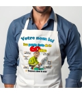 Tablier Anniversaire 60ans homme personnalisé