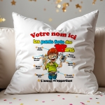 Coussin Anniversaire 18 ans homme
