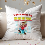 Coussin Anniversaire un an de plus homme