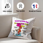 Coussin Anniversaire 40 ans femme