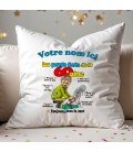 Coussin Anniversaire 60 ans homme