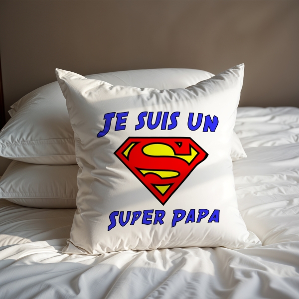 Coussin Super papa