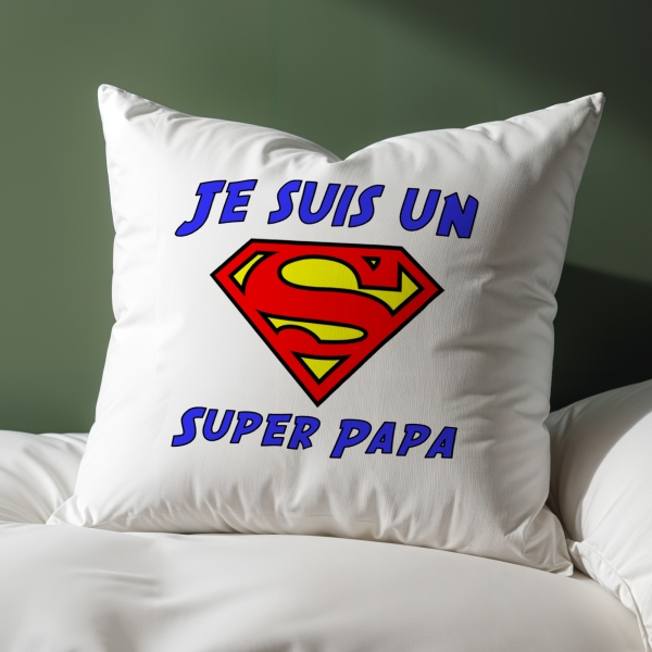 Coussin Super papa